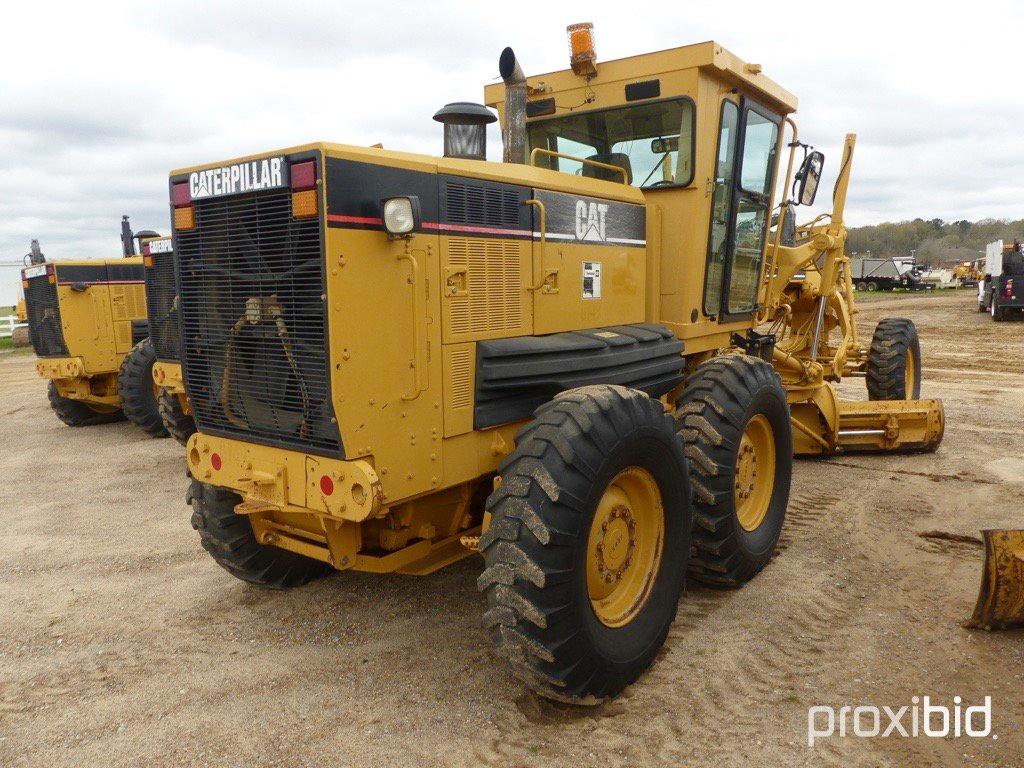 2007 Cat 140H Motor Grader, s/n APM03572: C/A, Heat, 14' Sliding Moldboard,