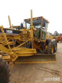 2007 Cat 140H Motor Grader, s/n APM03573: C/A, Heat, 14' Sliding Moldboard,