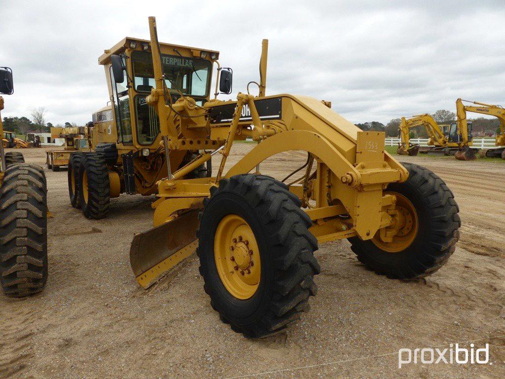 2007 Cat 140H Motor Grader, s/n APM03540: C/A, Heat, 14' Sliding Moldboard,