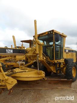 2004 Cat 12H Motor Grader, s/n CBK00478: C/A, Heat, 14' Moldboard, Side Shi