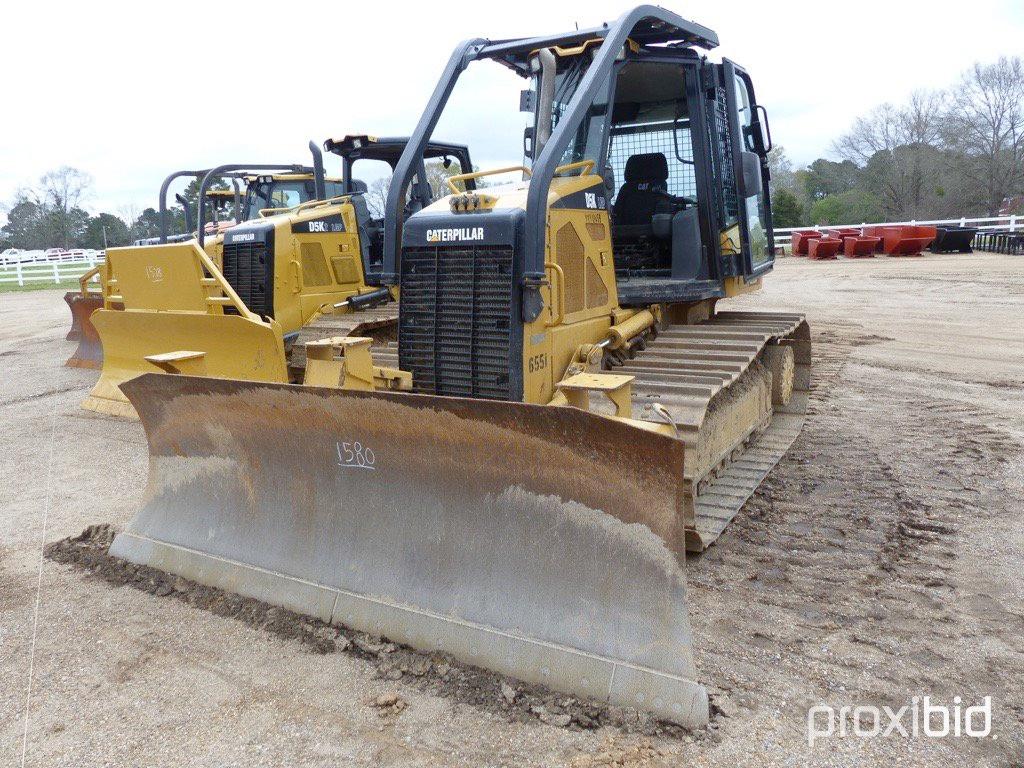 2011 Cat D5K LGP Dozer, s/n YYY01459: Encl. Cab, 6-way Blade, Meter Shows 3