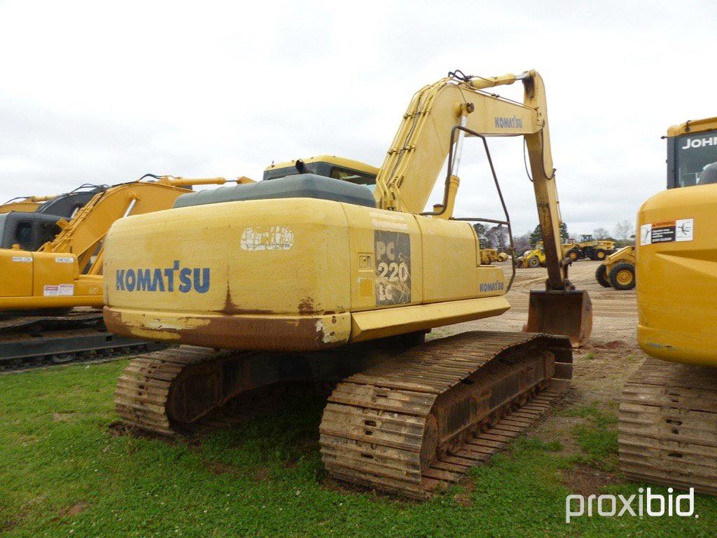 2003 Komatsu PC220LC-7L Excavator, s/n A86135: Encl. Cab