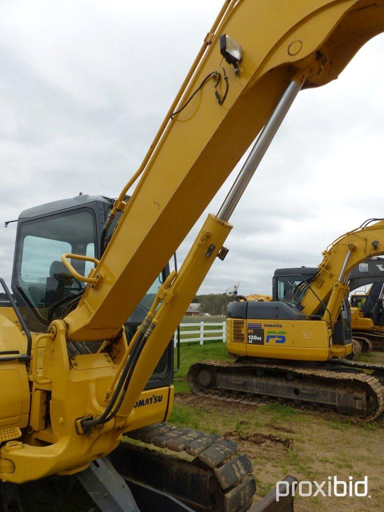 2008 Komatsu PC78MR-6 Excavator, s/n 1003389: C/A, Swing Away Boom, Rubber