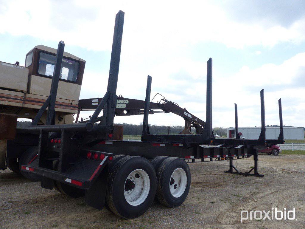 1998 Magnolia 4-bolster Log Trailer, s/n 1M9BA4029W1435212