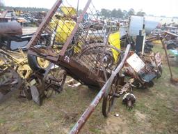Old Planter Parts / Antique Wagon Frame / Small Animal Wagon