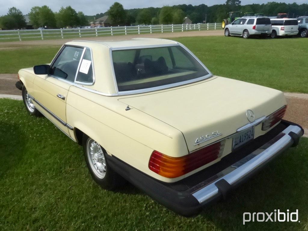 1979 Mercedes 450SL Coupe, s/n 10704412051169: Auto