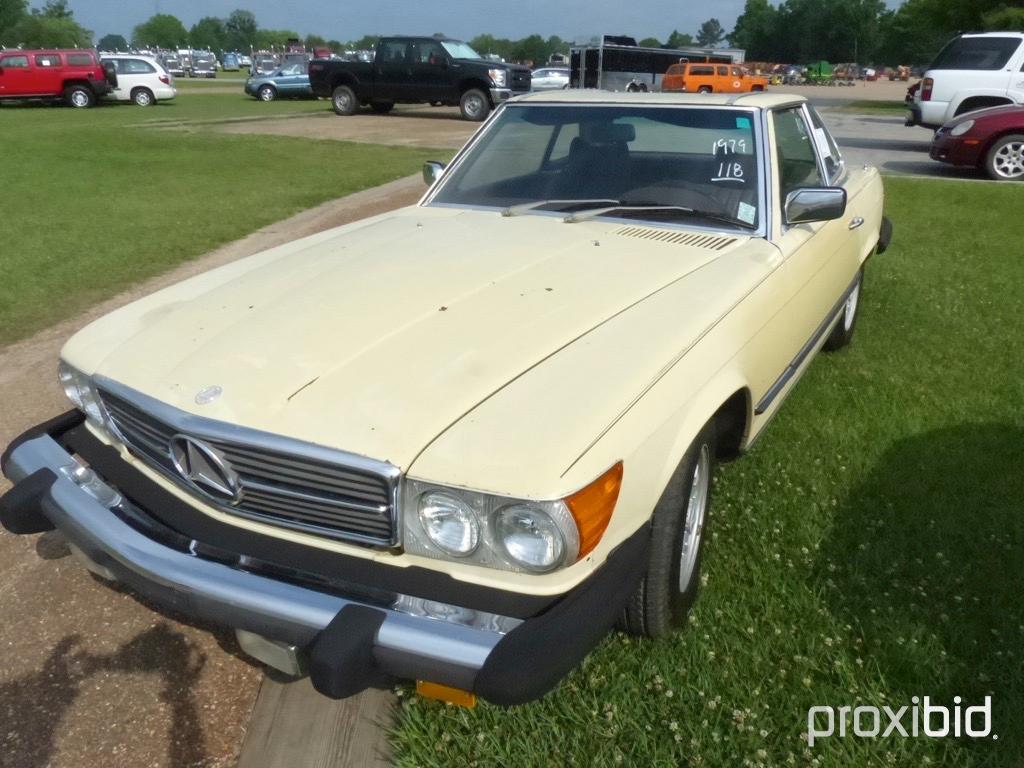 1979 Mercedes 450SL Coupe, s/n 10704412051169: Auto