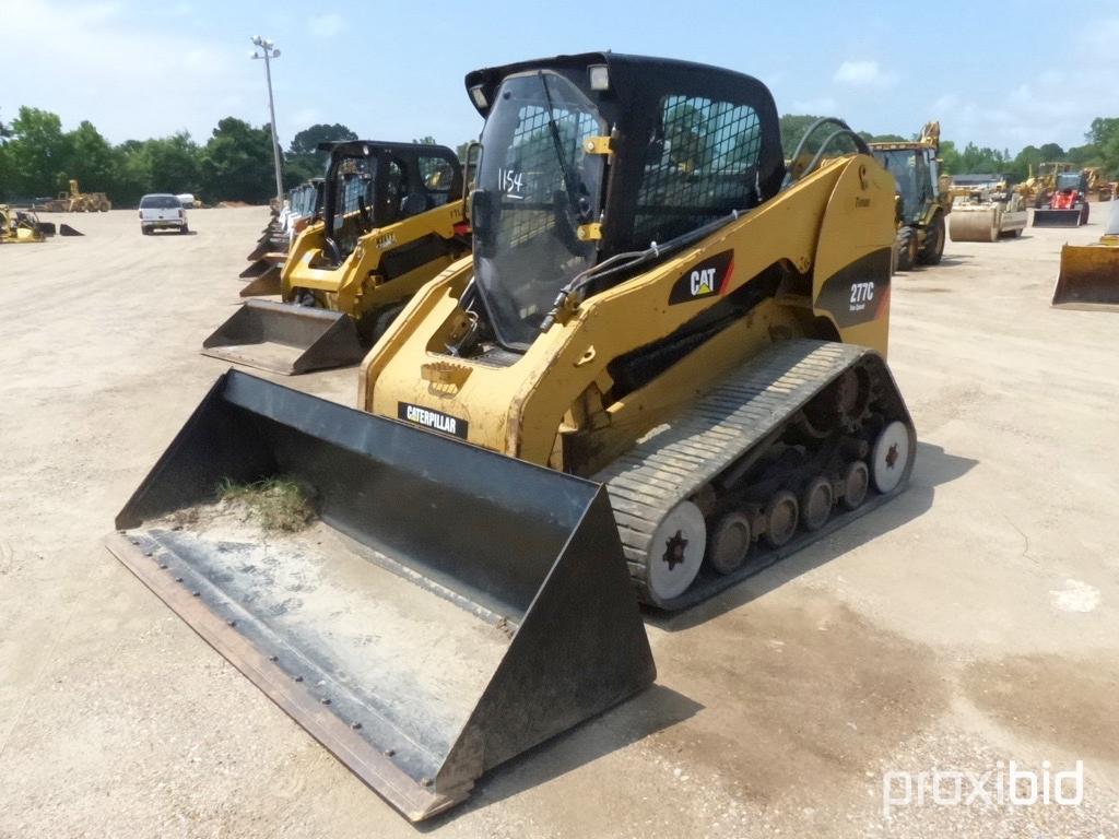 2008 Cat 277C Skid Steer, s/n JWF00764: C/A, 2-sp., Aux. Hydraulics, GP Bkt