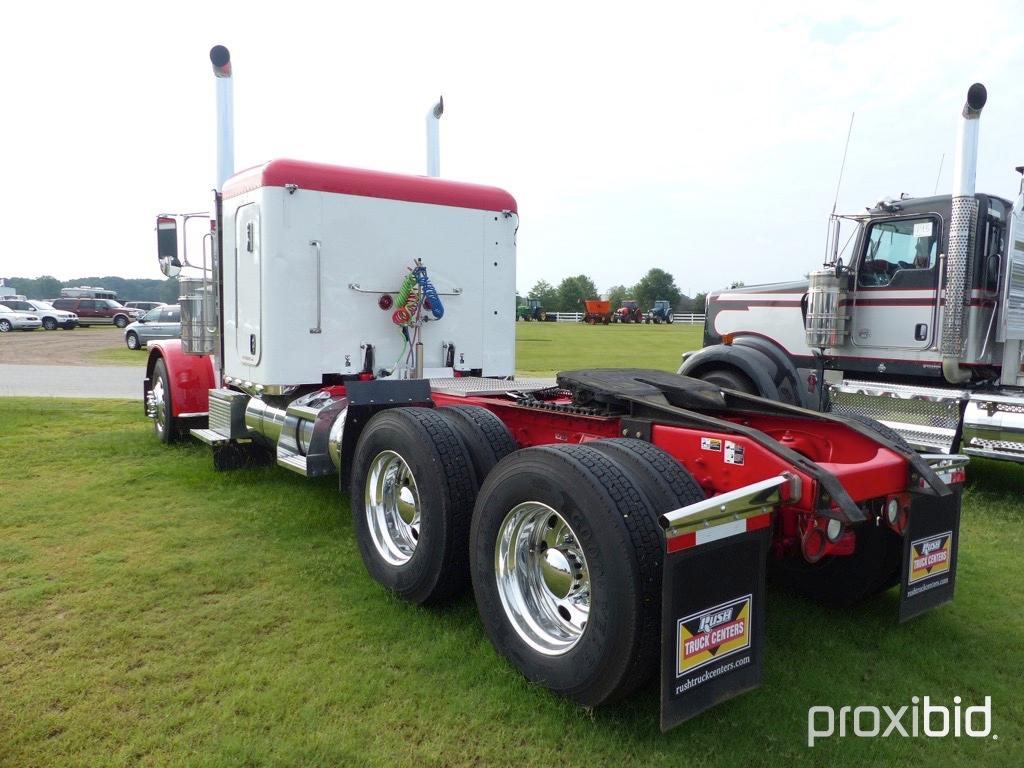2016 Peterbilt 389 Truck Tractor, s/n 1XPXDP9X7GD324978: Ext. Hood, 48" Fla