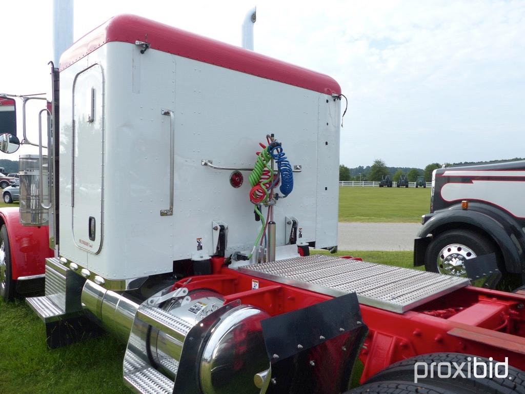 2016 Peterbilt 389 Truck Tractor, s/n 1XPXDP9X7GD324978: Ext. Hood, 48" Fla