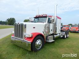 2016 Peterbilt 389 Truck Tractor, s/n 1XPXDP9X7GD324978: Ext. Hood, 48" Fla