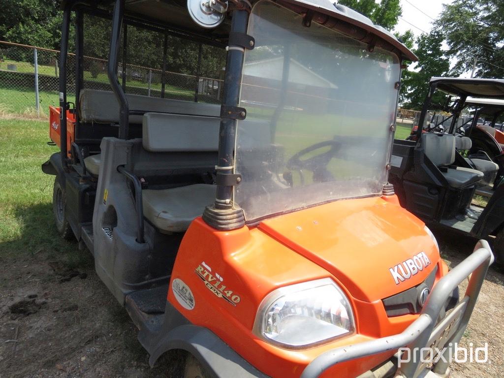 2014 Kubota RTV1140CPX 4WD Utility Cart, s/n A5KD1HDAPEG032231 (No Title -