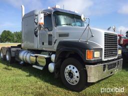 2011 Mack CHU613 Truck Tractor, s/n 1M1AN09Y2BM008319: T/A, MP8-415C 12.8L