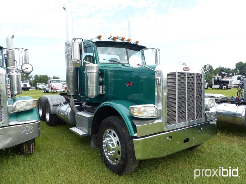 2008 Peterbilt 388 Truck Tractor, s/n 1XPWDB9X08D757512: T/A, Day Cab, Cat