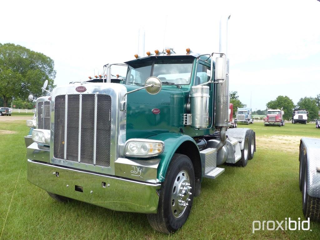 2008 Peterbilt 388 Truck Tractor, s/n 1XPWDB9X08D757512: T/A, Day Cab, Cat