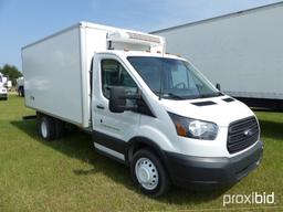 2016 Ford Transit 350HD Refrigerated Box Truck, s/n 1FDBF8ZM2GKA50274 (Titl