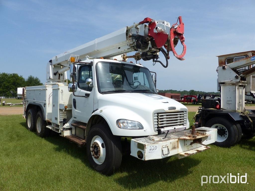 2007 Freightliner Business Class M2 Digger Derrick Truck, s/n 1FVHCYDC87HX2