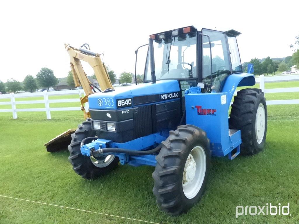 Ford New Holland 6640 SLE MFWD Tractor, s/n 042874B: C/A, Heat, Hyd. Remote