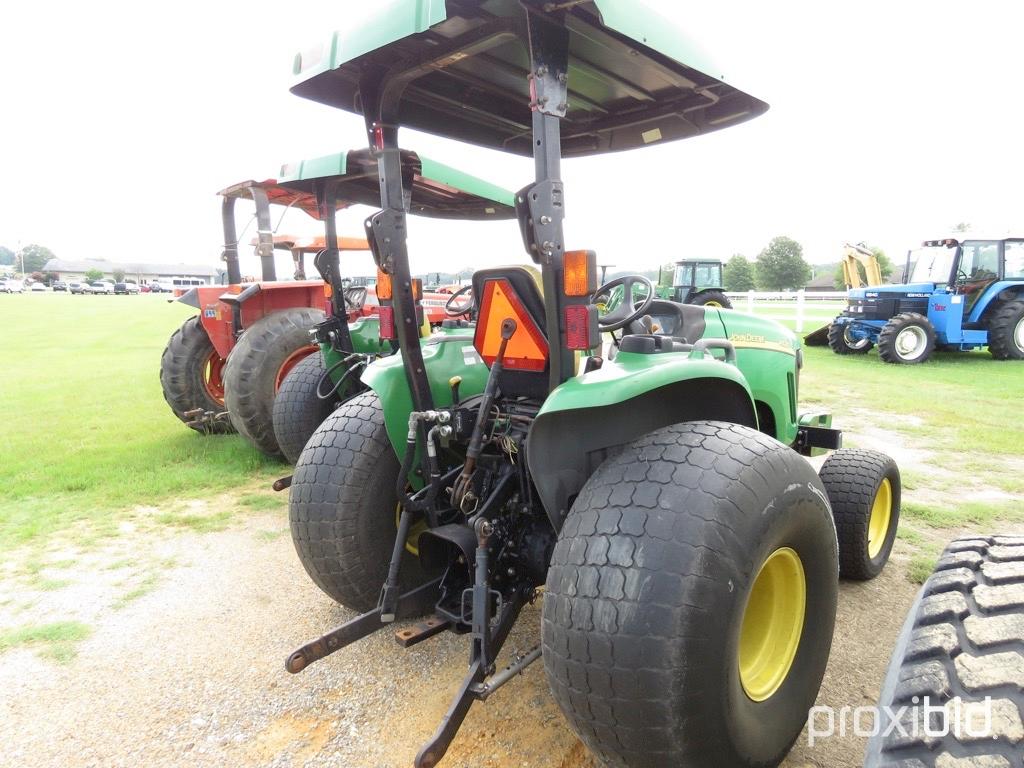 John Deere 4520 MFWD Tractor, s/n LV4520P755129: Canopy, 2 Hyd. Remotes, Fr