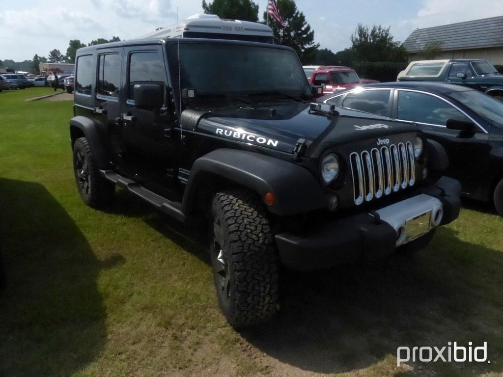 2014 Jeep Wrangler, sn 1C4BJWDG6EL291805: Odometer Shows 100K mi.