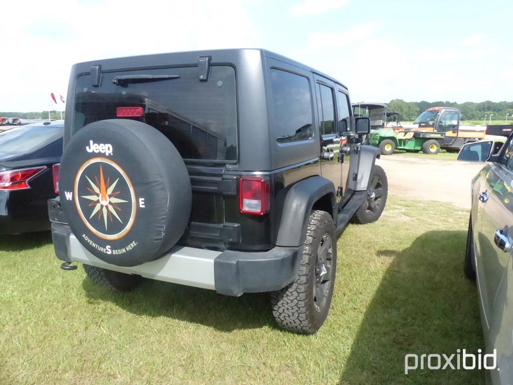 2014 Jeep Wrangler, sn 1C4BJWDG6EL291805: Odometer Shows 100K mi.