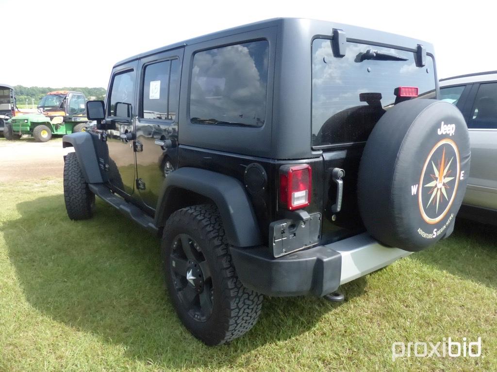 2014 Jeep Wrangler, sn 1C4BJWDG6EL291805: Odometer Shows 100K mi.