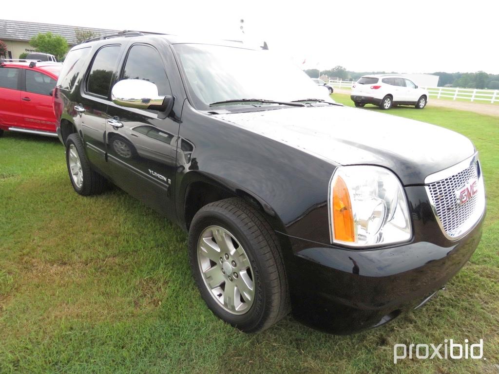 2009 GMC Yukon SLT SUV, s/n 1GKFC33J49R277495: Leather, 3rd Row Seat, Sunro