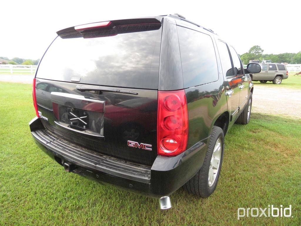 2009 GMC Yukon SLT SUV, s/n 1GKFC33J49R277495: Leather, 3rd Row Seat, Sunro