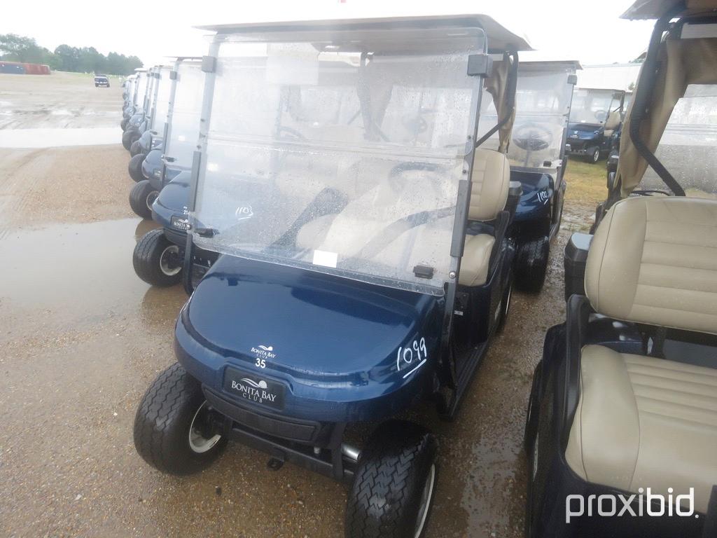 2017 EZGo TXT 48 Elite Lithium Golf Cart, s/n 3291223 (Flood-damaged): 48-v