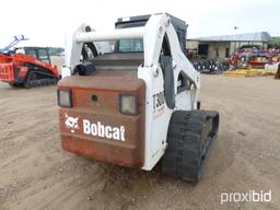 2007 Bobcat T300 Skid Steer, s/n 532015402: Encl. Cab, Rubber Tracks, Meter