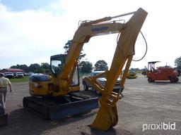 Komatsu PC78MR Midi Excavator, s/n 1001092: Encl. Cab, Manual Thumb, Push B