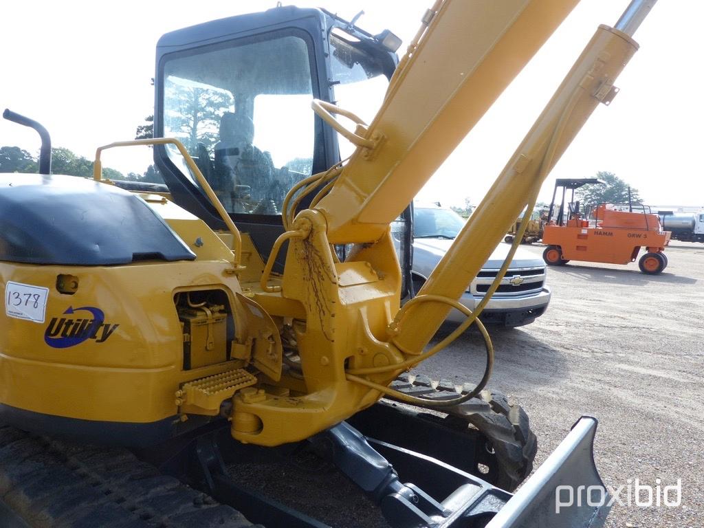 Komatsu PC78MR Midi Excavator, s/n 1001092: Encl. Cab, Manual Thumb, Push B