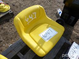 Yellow Tractor Seat