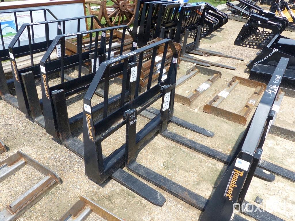 Tomahawk Fork Frame w/ 42" Forks: for Skid Steer