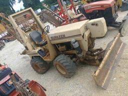 Burkeen B36B Trencher, s/n B36B430: Kubota Diesel Eng., Showing 896 hrs