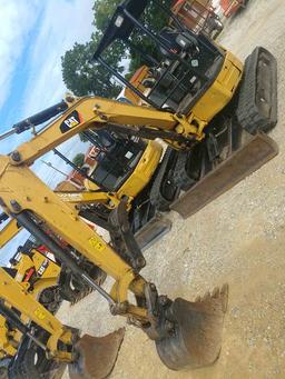 2014 Cat 303.5ECR Mini Excavator, s/n RKY02848: Manual Thumb, Showing 678 h