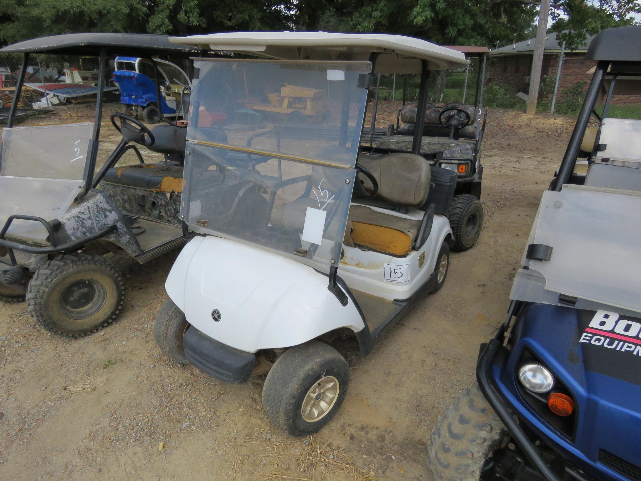 Yamaha Electric Golf Cart, s/n 207658 (No Title): 48-volt, Charger