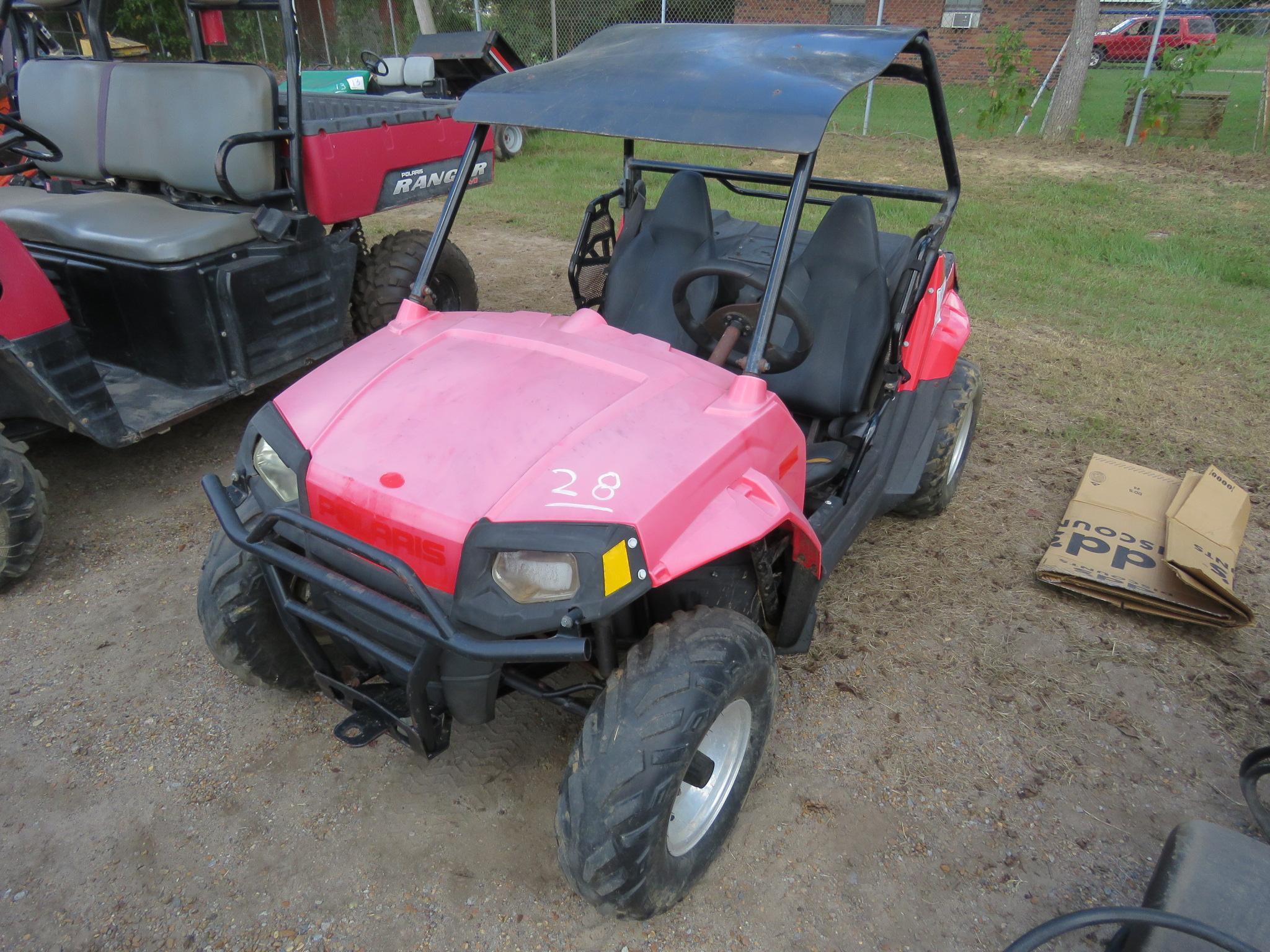 Polaris Razor ATV, s/n RF3VA17ASBTC10952 (No Title - $50 Trauma Care Fee Ap