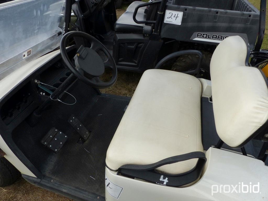 EZGo Electric Golf Cart, s/n 3055027 (No Title): Charger, USB Port, Windshi