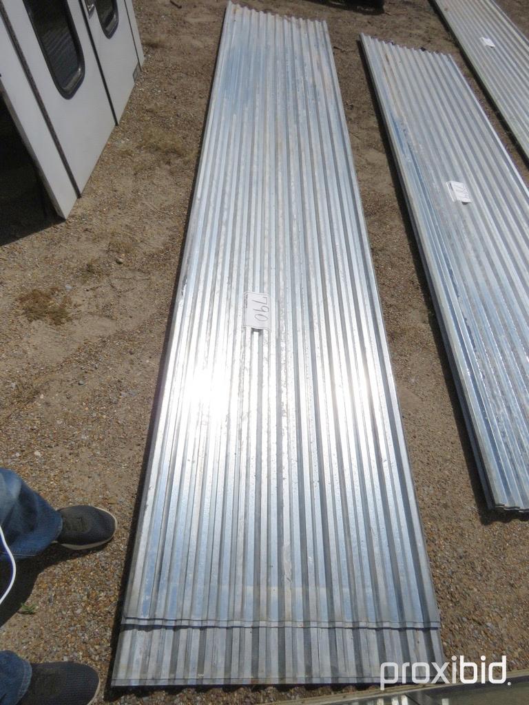 Lot of (7) Unused 13'6"x3' 26-gauge Tin