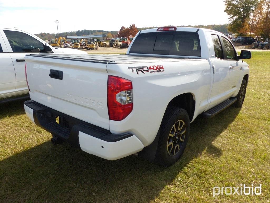 2016 Toyota Tundra TRD LTD Pickup, s/n 5TFBW5F17GX517608: Double Cab, Leath