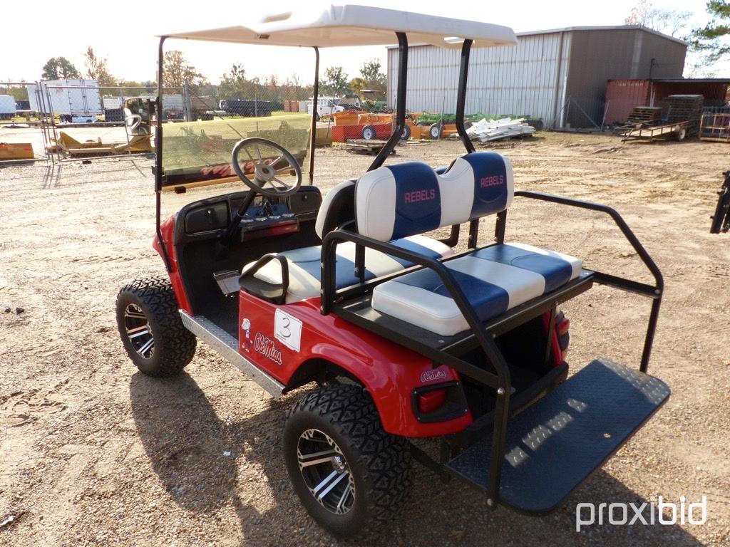 EZGo Electric Golf Cart, s/n 2573465 (No Title): 36-volt, Custom Seats, Ped