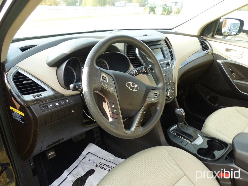 2017 Hyundai Santa Fe Sport, s/n 5NMZTDLB3HH002839: All Wheel Drive, Blueto