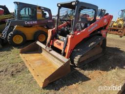 2015 Kubota SVL90-2 Skid Steer s/n 16124: Canopy 2-sp. Aux. Hydraulics Manu