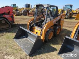 Unused 2014 Case SR130 Skid Steer s/n NEM480218: Canopy GP Bkt. 4 hrs