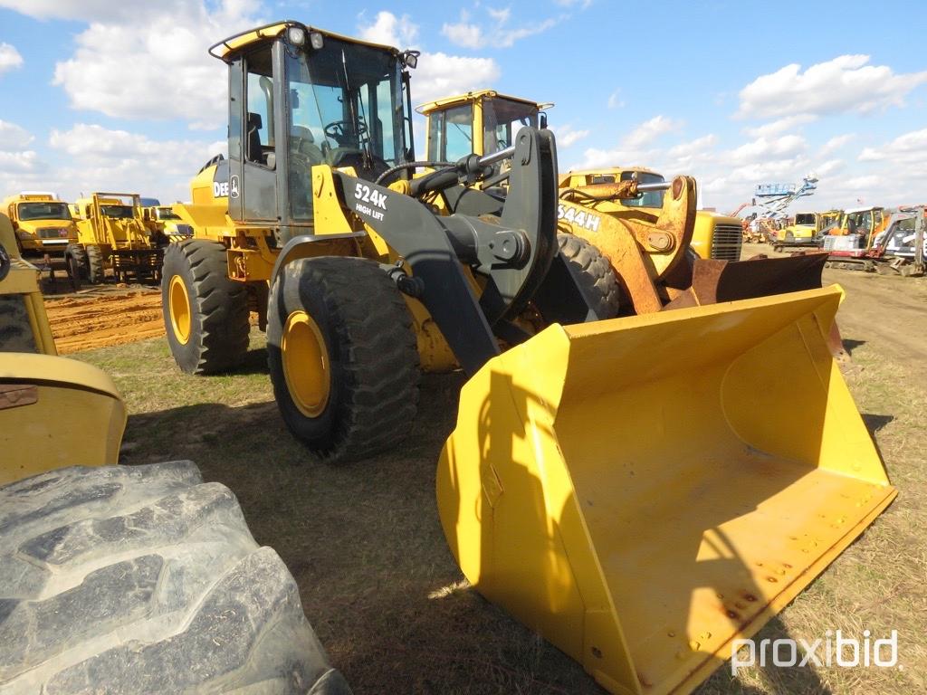 2012 John Deere 524K Rubber-tired Loader s/n 641394: GP Bkt. Hi Lift C/A 20