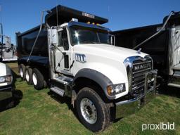 2019 Mack Granite GU713 Tri-axle Dump Truck, s/n 1M2AX07C9KM041248: MP8-455