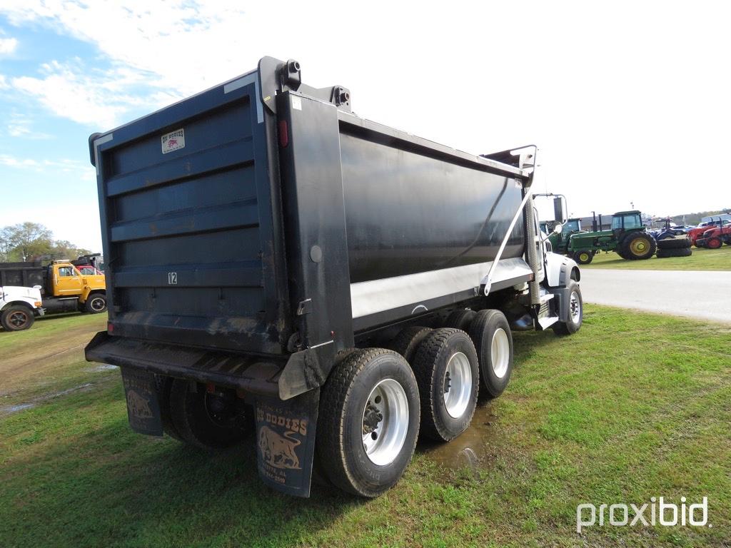 2018 Mack Granite GU713 Tri-axle Dump Truck, s/n 1M2AX07C4JM040054 (Title D