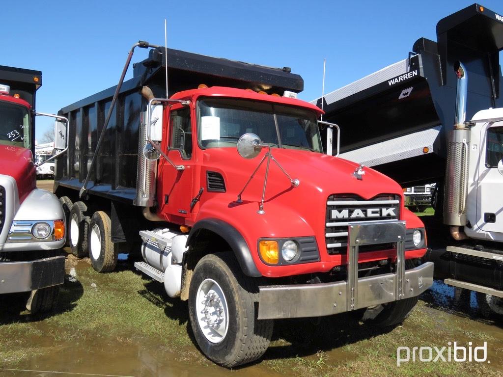 2007 Mack Granite CV713 Tri-axle Dump Truck, s/n 1M2AG11C67M058109 (Title D