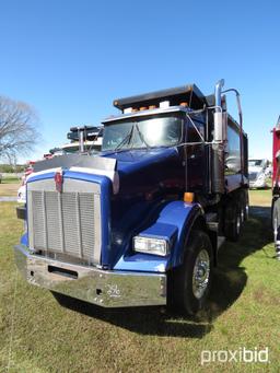 2007 Kenworth T800 Tri-axle Dump Truck, s/n 1NKDXBTX37J142024: Cat 475 Eng.